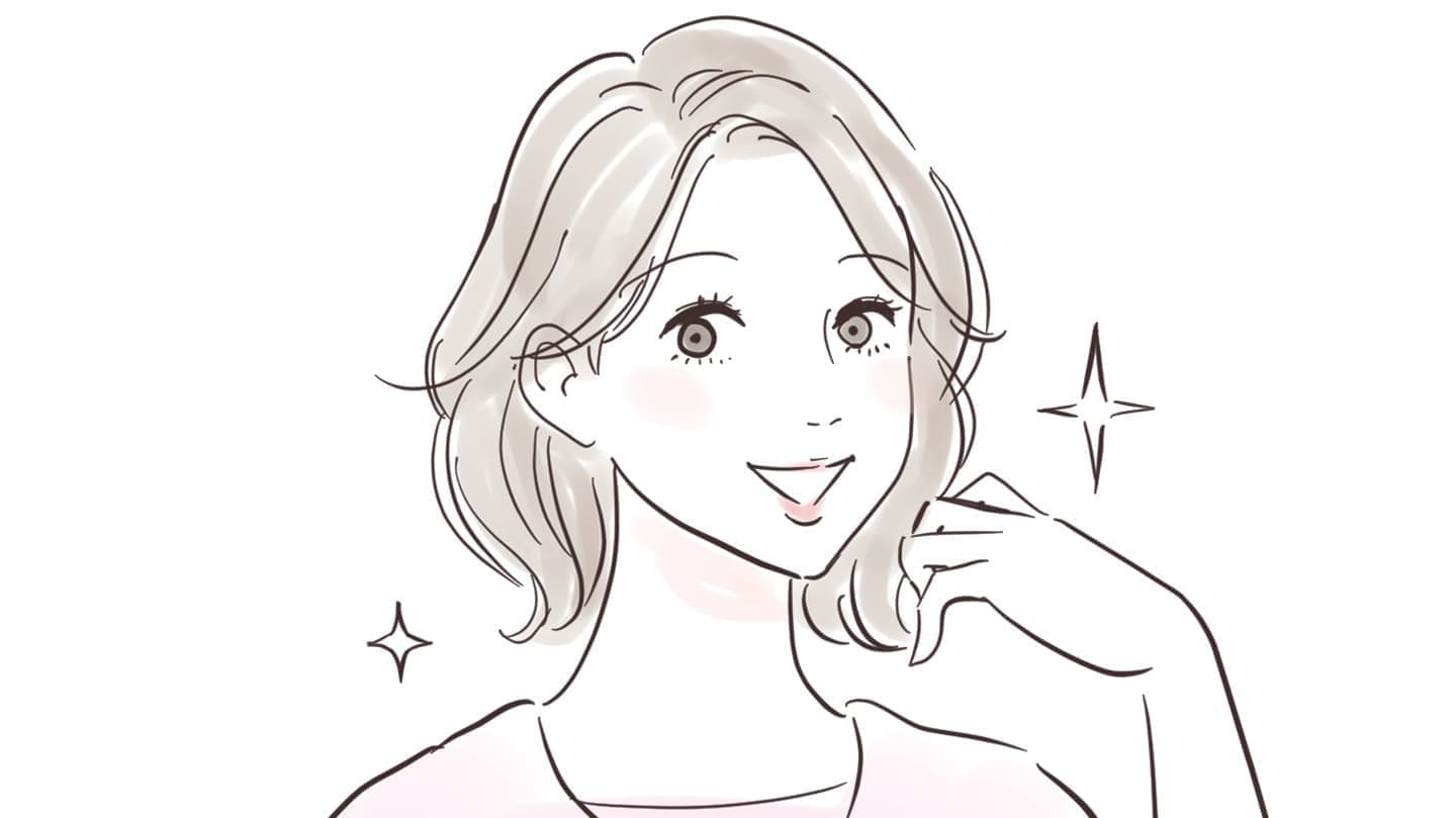 目元ぱっちりイメージ